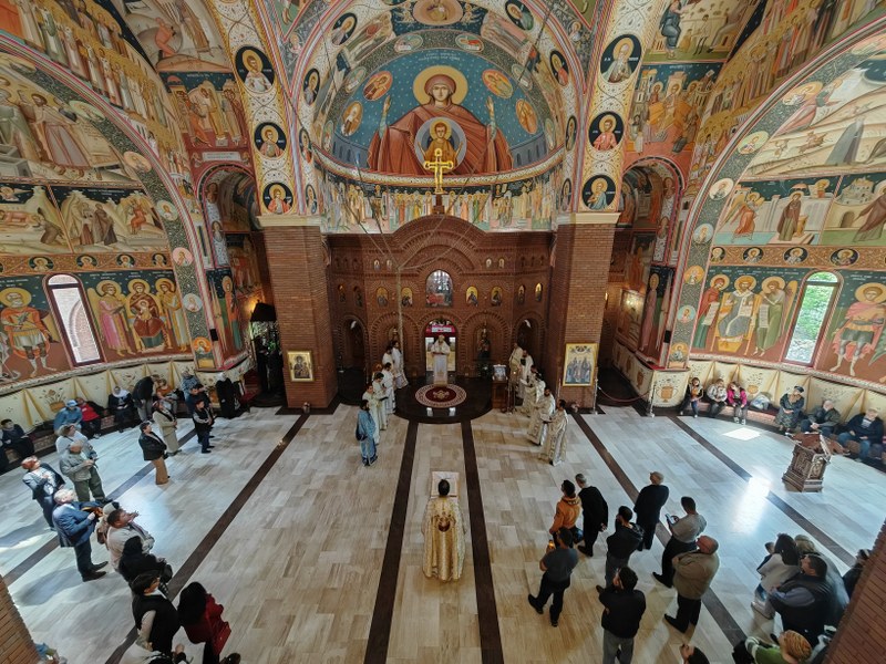A doua Înviere la noua  Catedrală Arhiepiscopală de la Curtea de Argeş