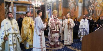 Slujire Arhierească la Mănăstirea Glavacioc