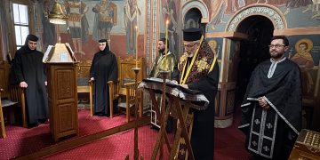 Slujba Canonului cel Mare la Mănăstirea Robaia