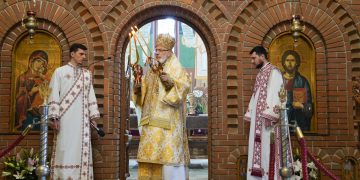 Slujire Arhierească la Noua Catedrală Arhiepiscopală din Curtea de Argeș