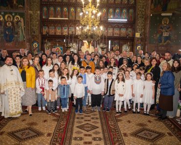 Serbarea de Paști la parohia Popești Căteasca