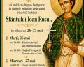 Sfântul Ioan Rusul prăznuit la parohia MICEȘTI