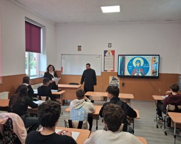 Viața SFINTEI CUVIOASE OLIMPIADA DE LA VĂRATEC –activitate educațional catehetică la Școala Gimnazială Nr. 1 Ciofrângeni
