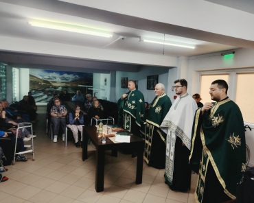 Sfântul Maslu la Unitatea de Asistență Medico-Socială Domnesti