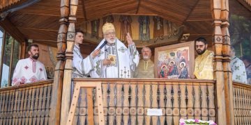 Sfântul Cuvios Pafnutie Pârvu Zugravu a fost prăznuit la Mănăstirea Robaia