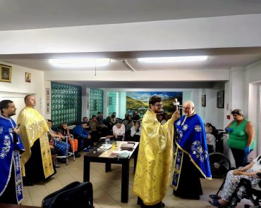 Sfântul Maslu la Unitatea de Asistență Medico-Socială Domnesti