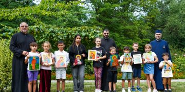 Tabără de pictură religioasă la Mănăstirea Brătășești